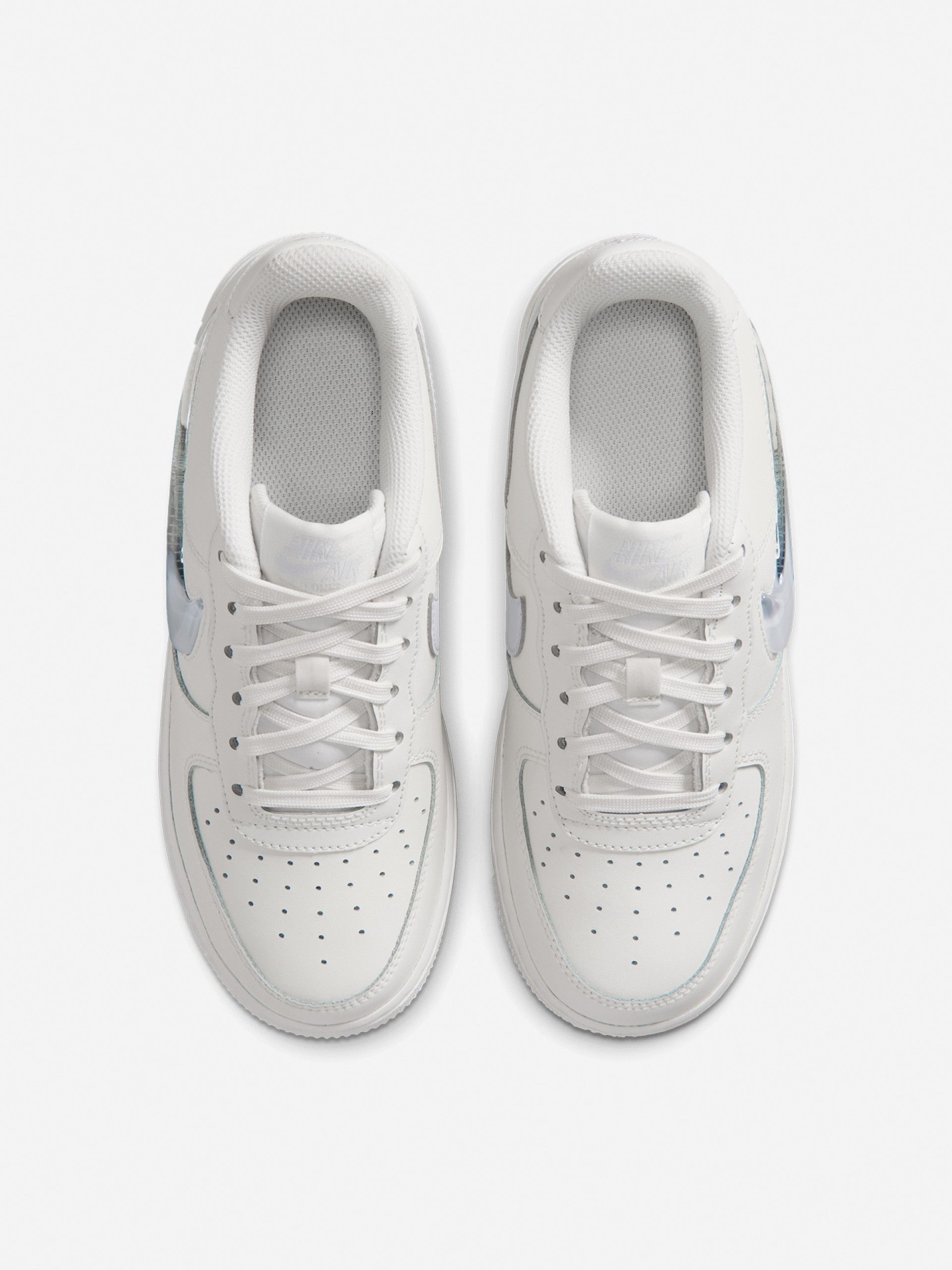 Sapatilhas Nike Air Force 1 Cinzentas e Azuis Júnior