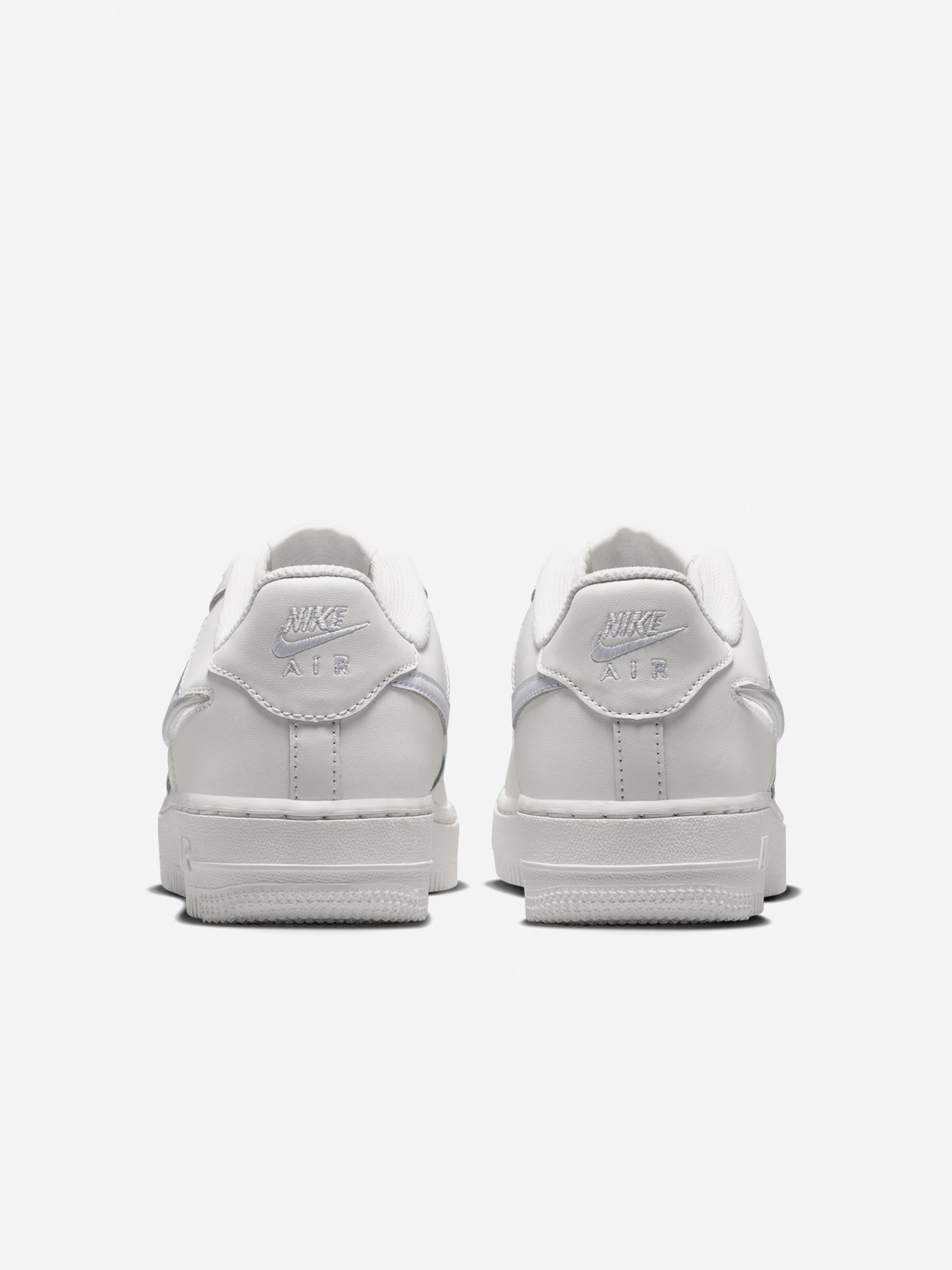 Zapatillas Nike Air Force 1 Grises y Azules Júnior