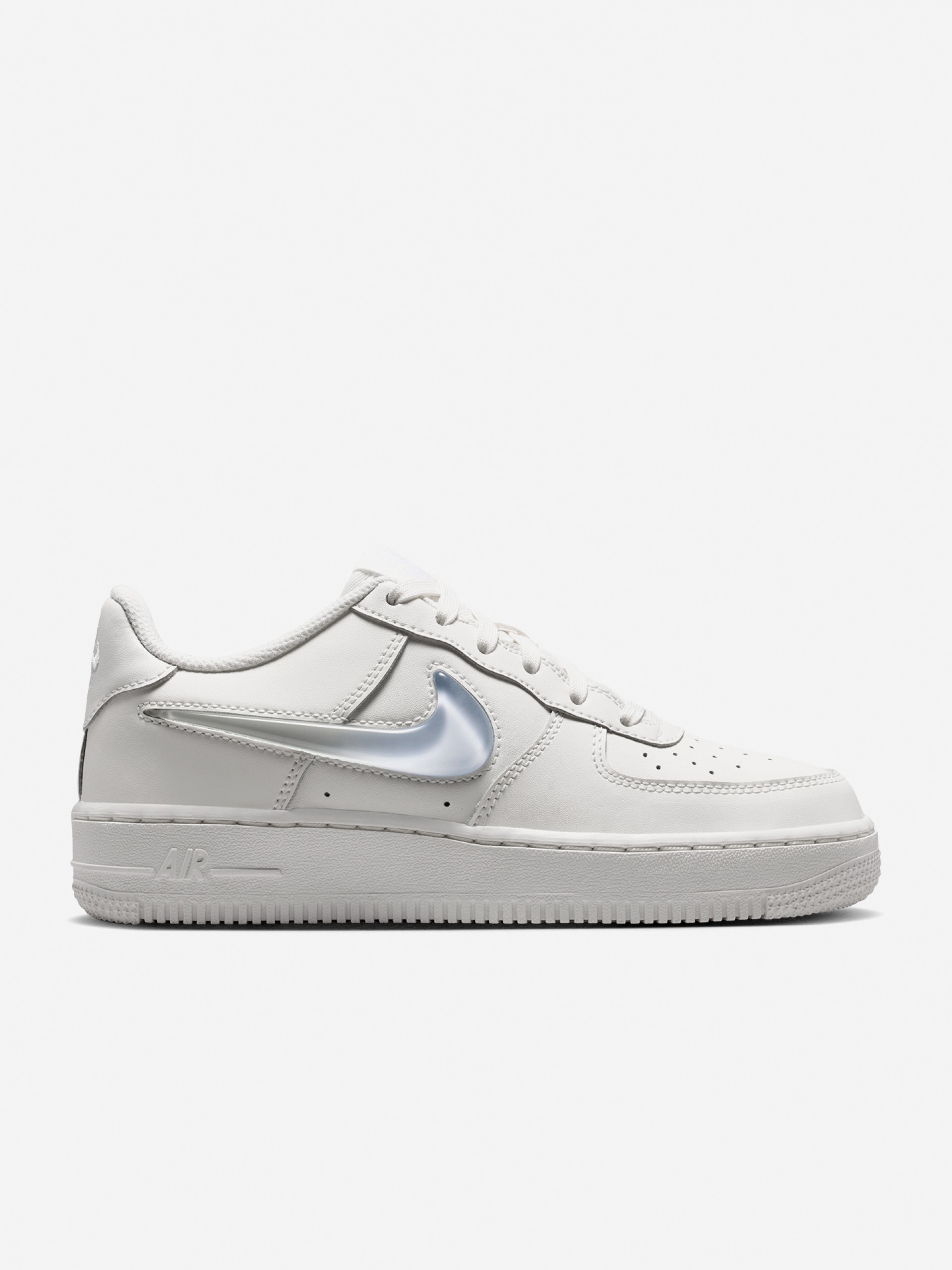 Zapatillas Nike Air Force 1 Grises y Azules Júnior