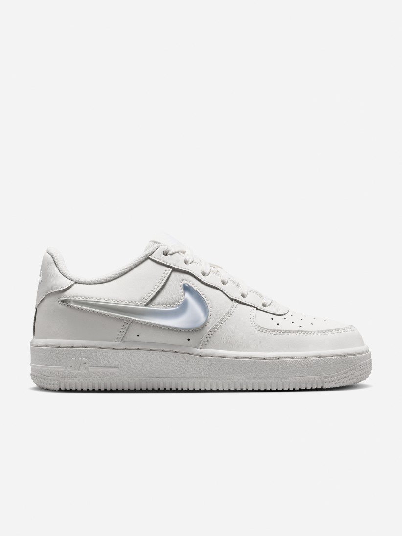 Zapatillas Nike Air Force 1 Grises y Azules Júnior Zapatillas Nike Air Force 1 Grises y Azules Júnior