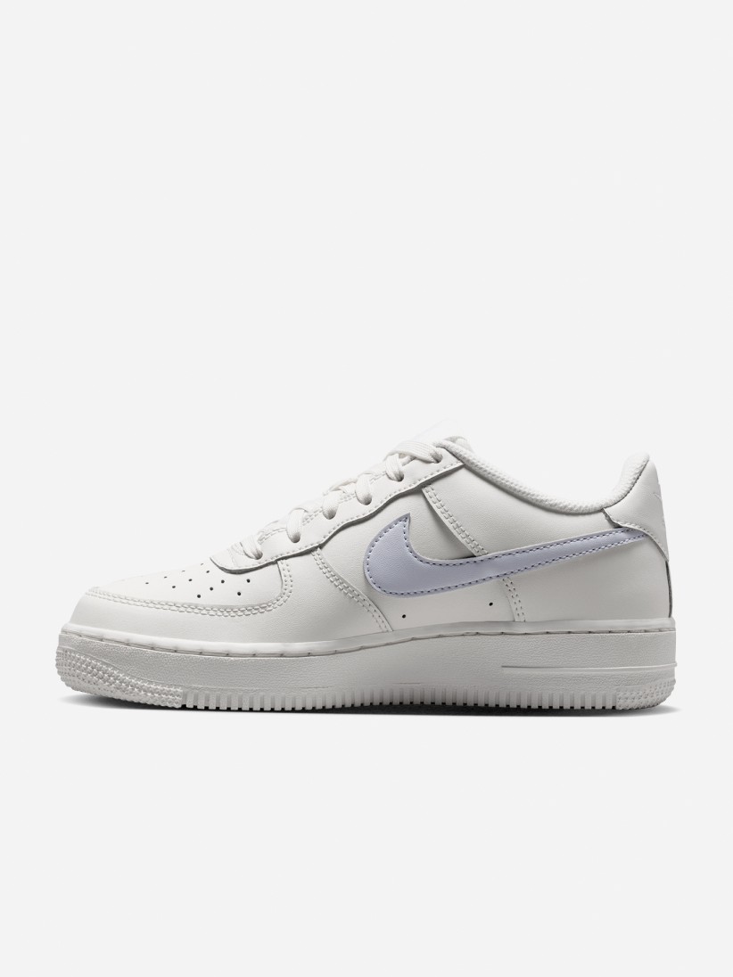 Zapatillas Nike Air Force 1 Grises y Azules Júnior Zapatillas Nike Air Force 1 Grises y Azules Júnior