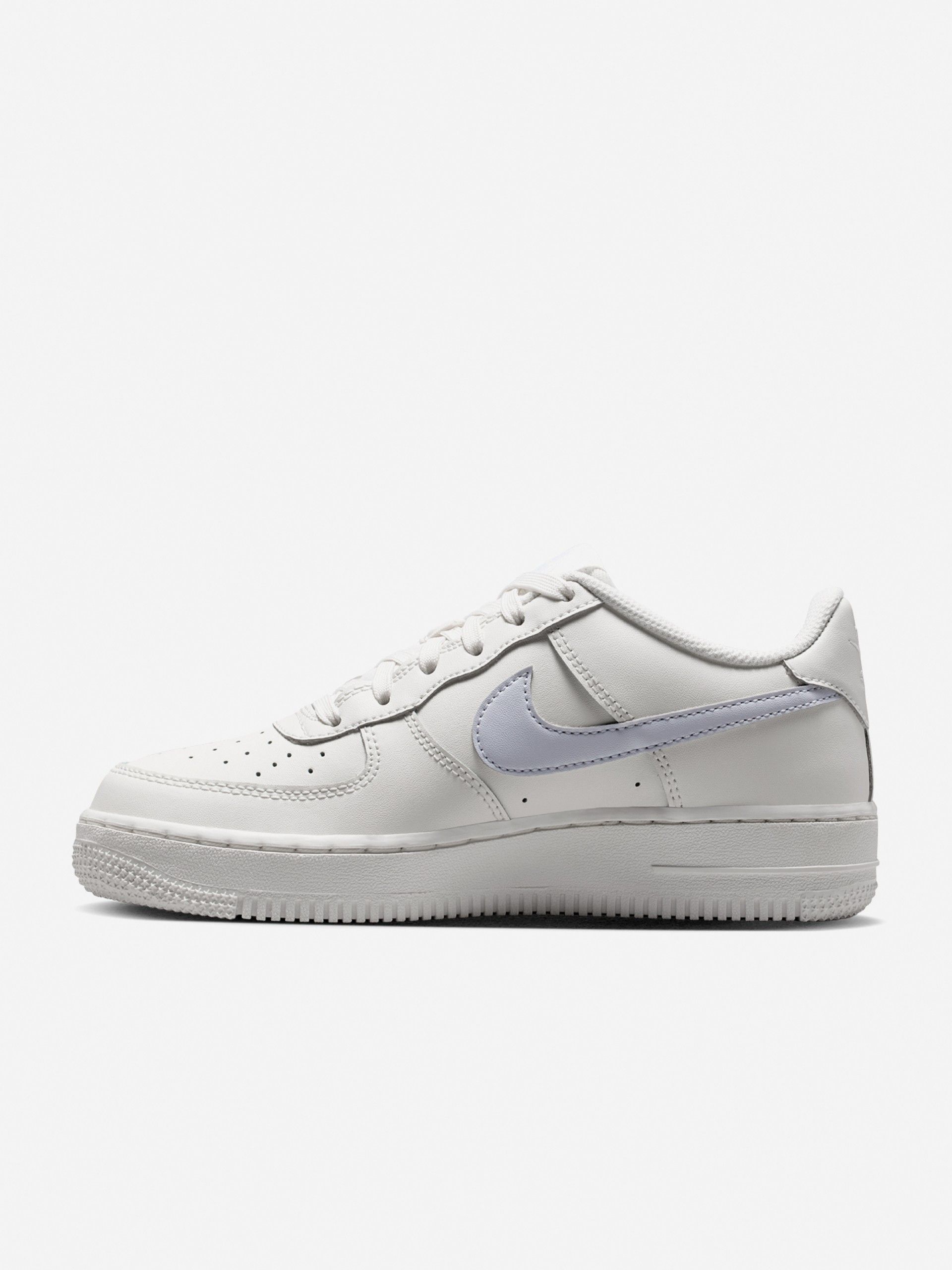 Sapatilhas Nike Air Force 1 Cinzentas e Azuis Júnior