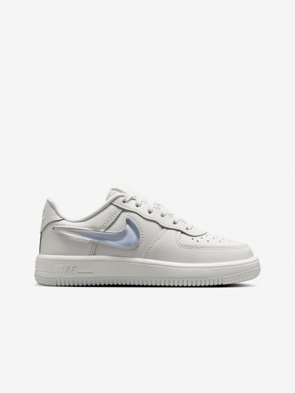 Zapatillas Nike Force 1 Low Lace Grises y Azules Para Niño Zapatillas Nike Force 1 Low Lace Grises y Azules Para Niño