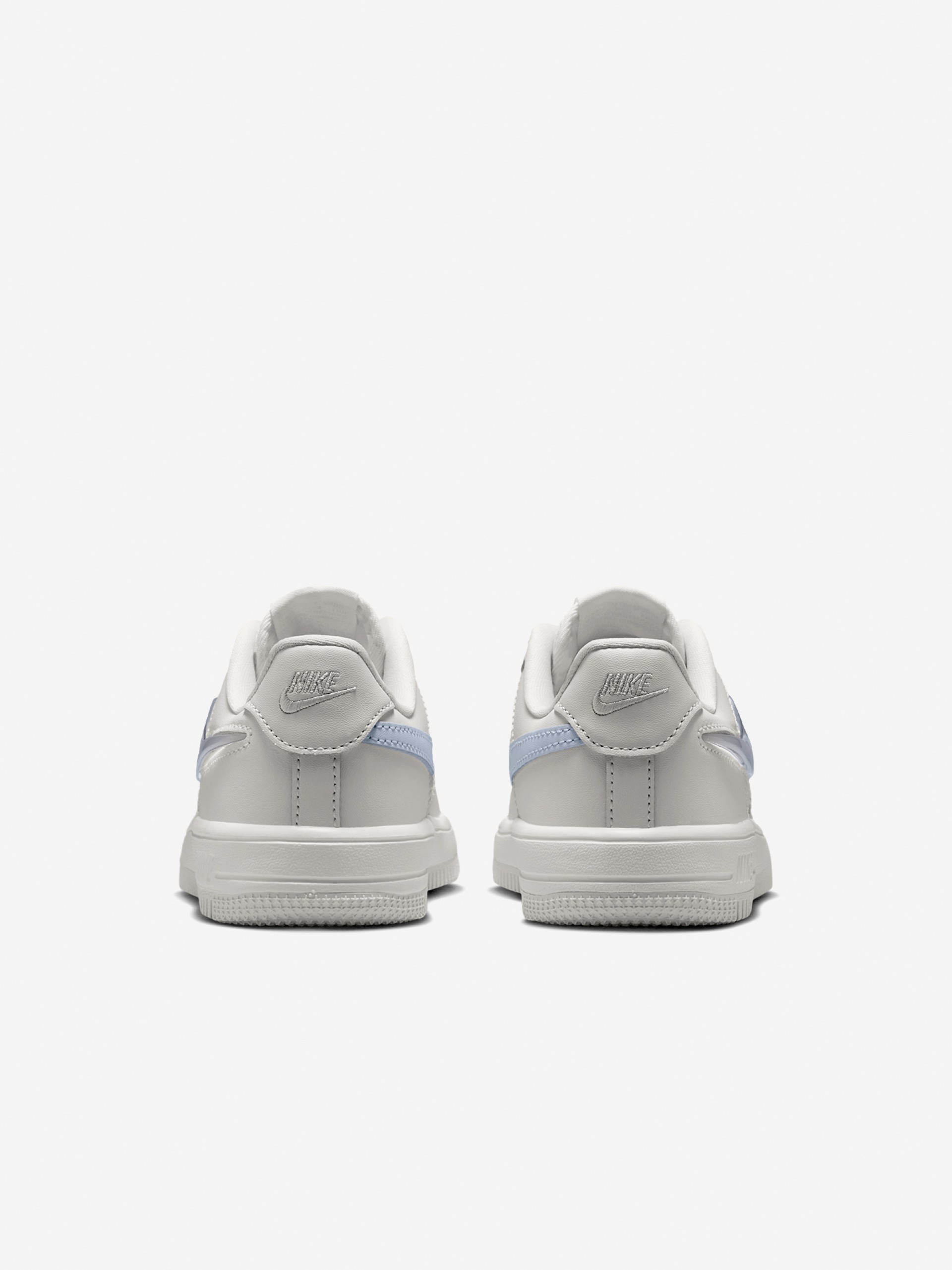 Sapatilhas Nike Force 1 Low Lace Cinzentas e Azuis Para Criança