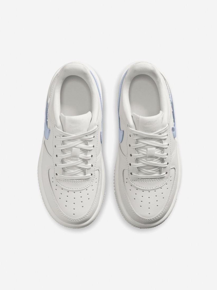 Sapatilhas Nike Force 1 Low Lace Cinzentas e Azuis Para Criança Sapatilhas Nike Force 1 Low Lace Cinzentas e Azuis Para Criança