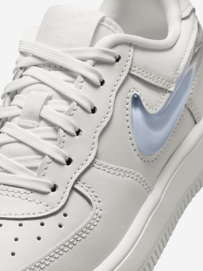 Sapatilhas Nike Force 1 Low Lace Cinzentas e Azuis Para Criança Sapatilhas Nike Force 1 Low Lace Cinzentas e Azuis Para Criança