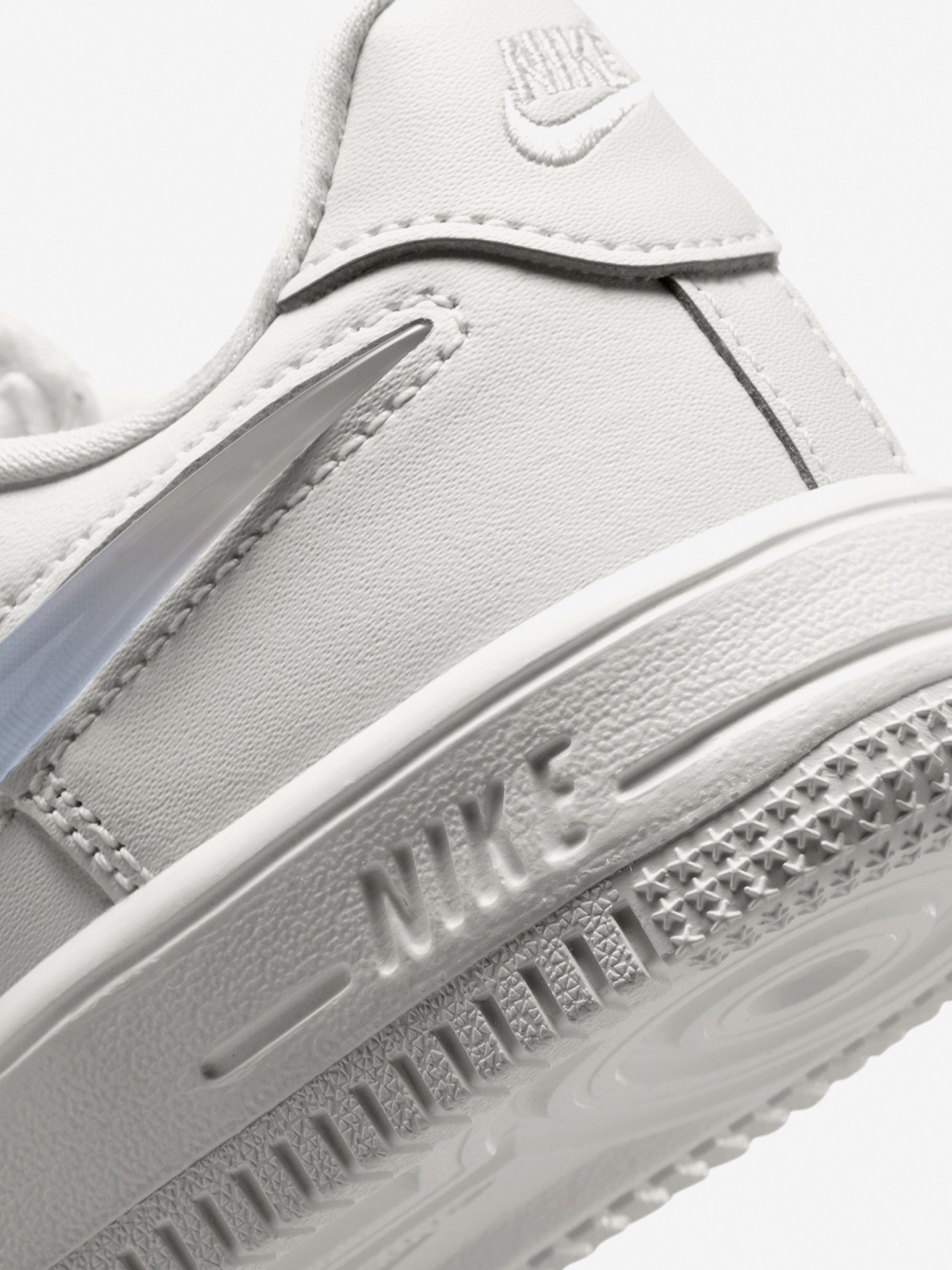 Sapatilhas Nike Force 1 Low Lace Cinzentas e Azuis Para Criança
