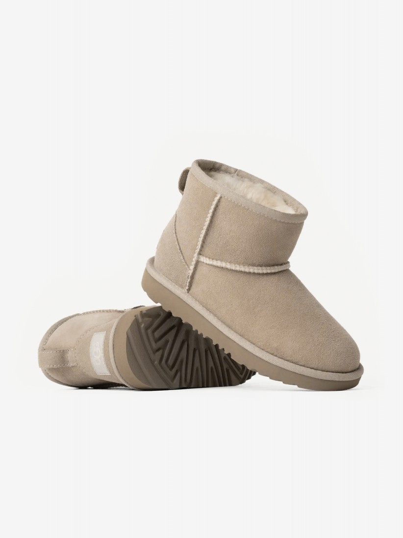 Botas Ugg Classic Mini II Beige Kids Botas Ugg Classic Mini II Beige Kids