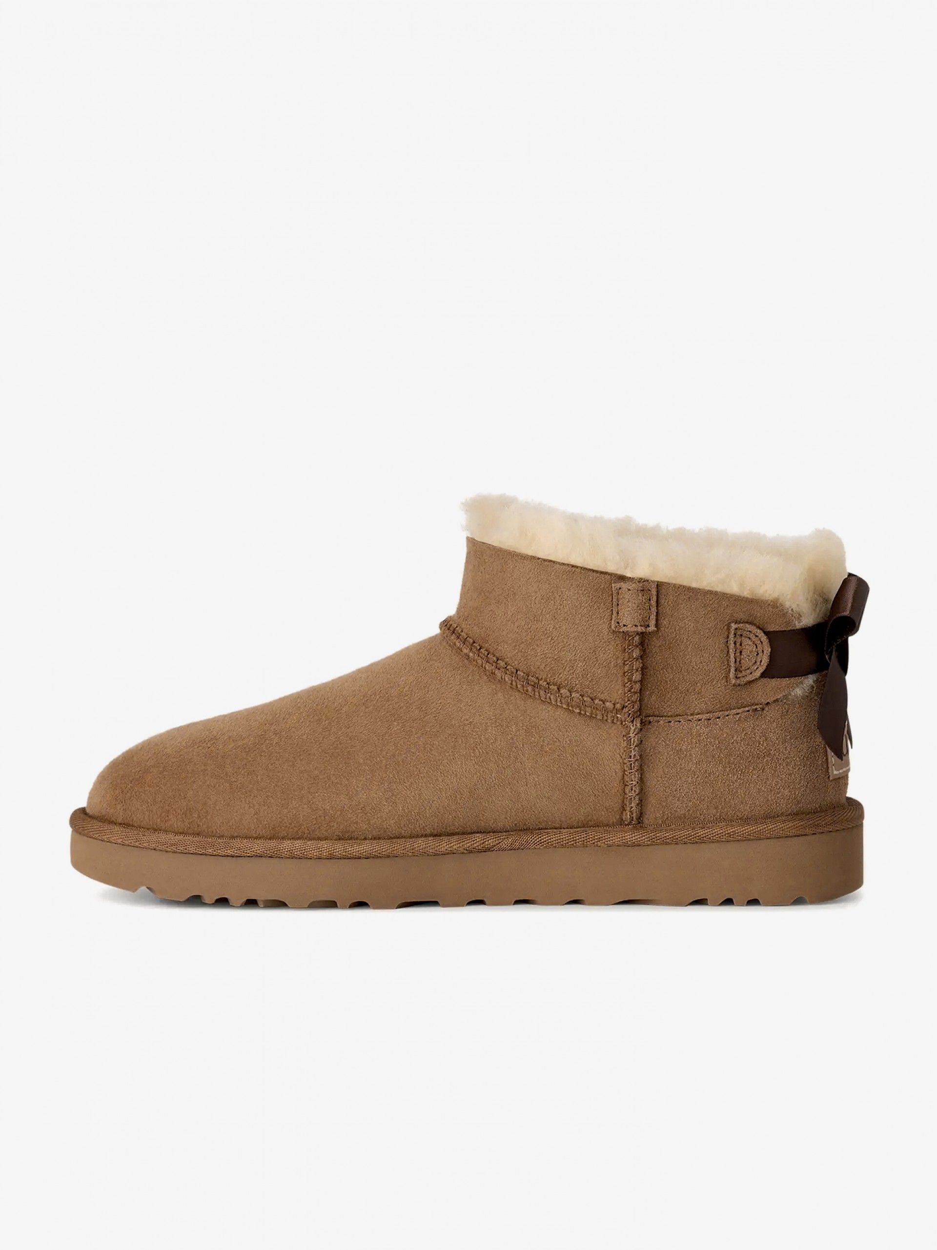 Botas Ugg Ultra Mini Bailey Bow Camel Para Mujer