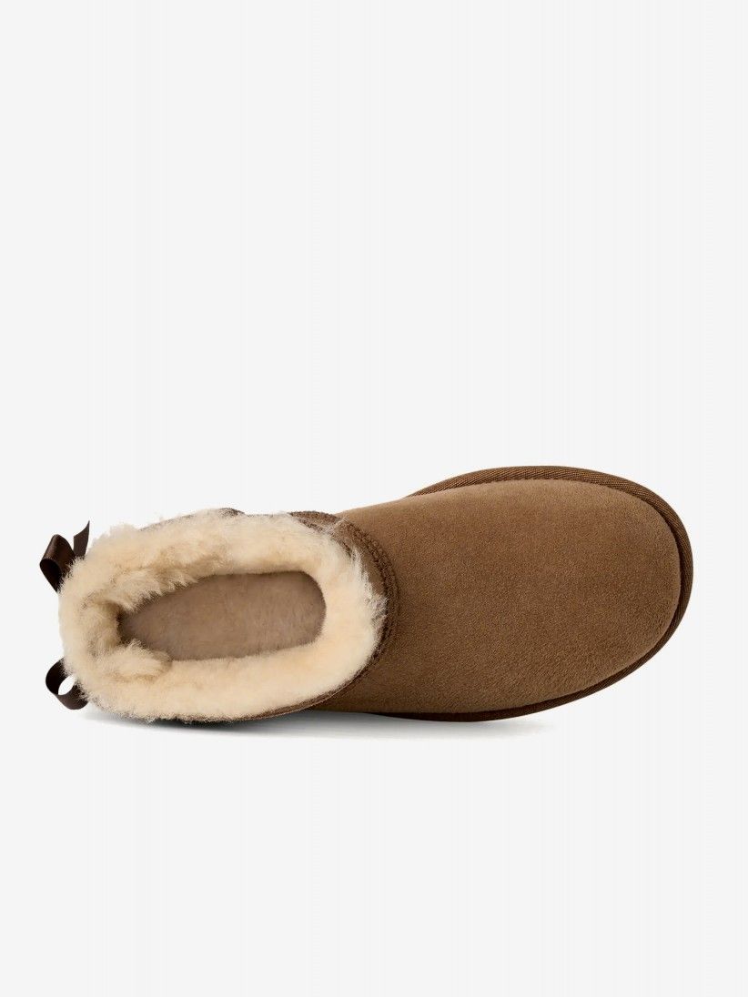 Botas Ugg Ultra Mini Bailey Bow Camel Para Mujer Botas Ugg Ultra Mini Bailey Bow Camel Para Mujer