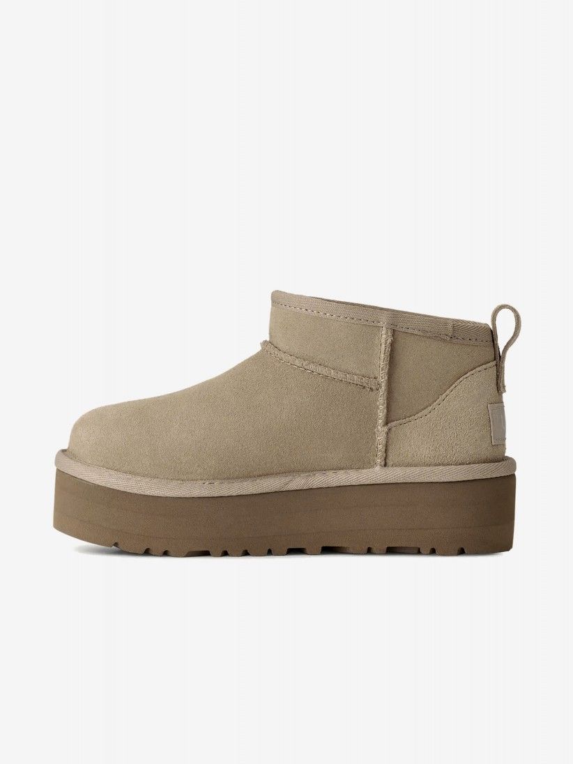 Botas Ugg Classic Ultra Mini Platform Beige Kids Botas Ugg Classic Ultra Mini Platform Beige Kids