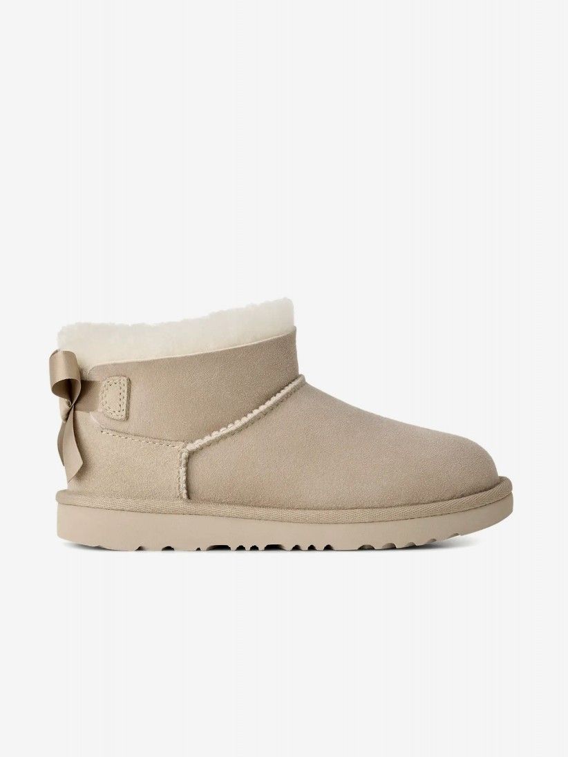 Botas Ugg Ultra Mini Bailey Beige Kids Botas Ugg Ultra Mini Bailey Beige Kids