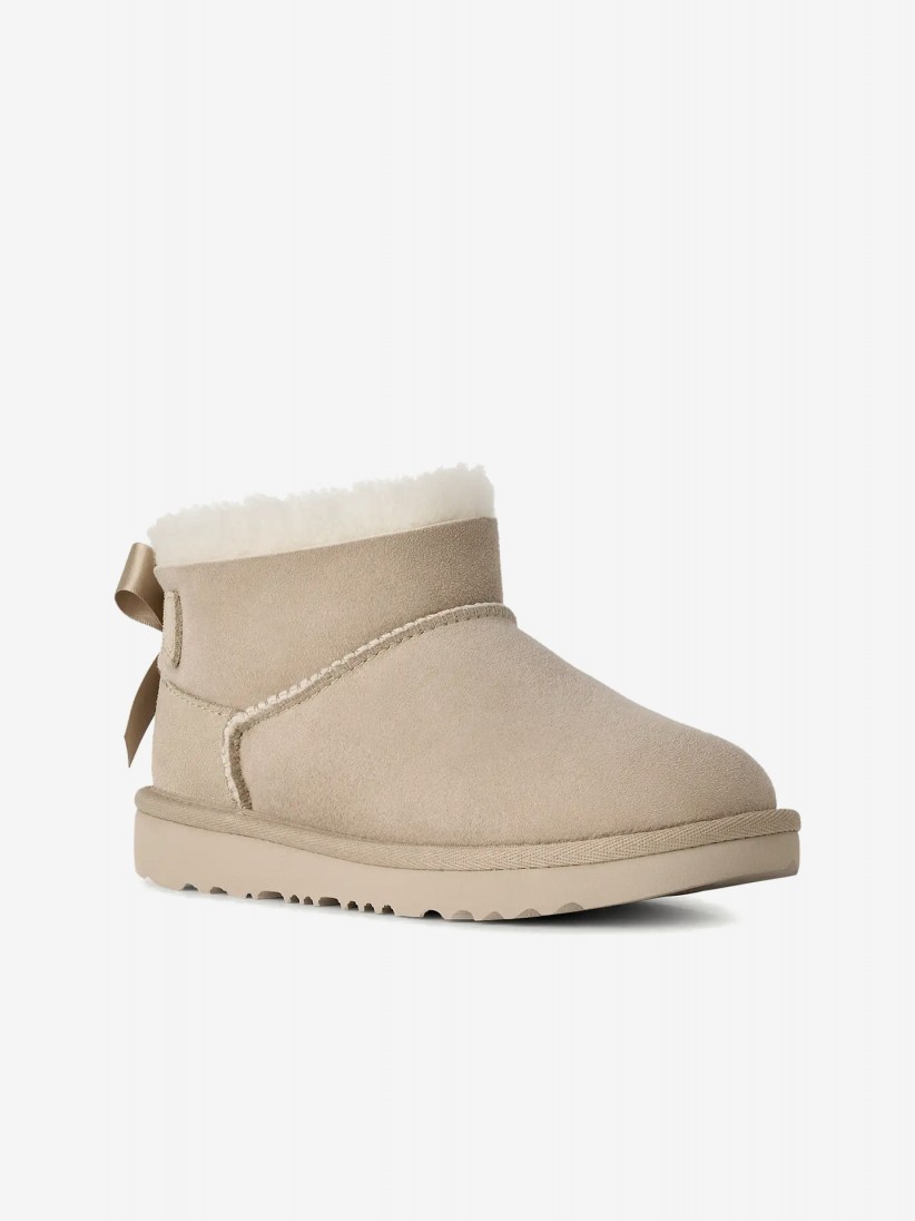 Botas Ugg Ultra Mini Bailey Beige Kids Botas Ugg Ultra Mini Bailey Beige Kids