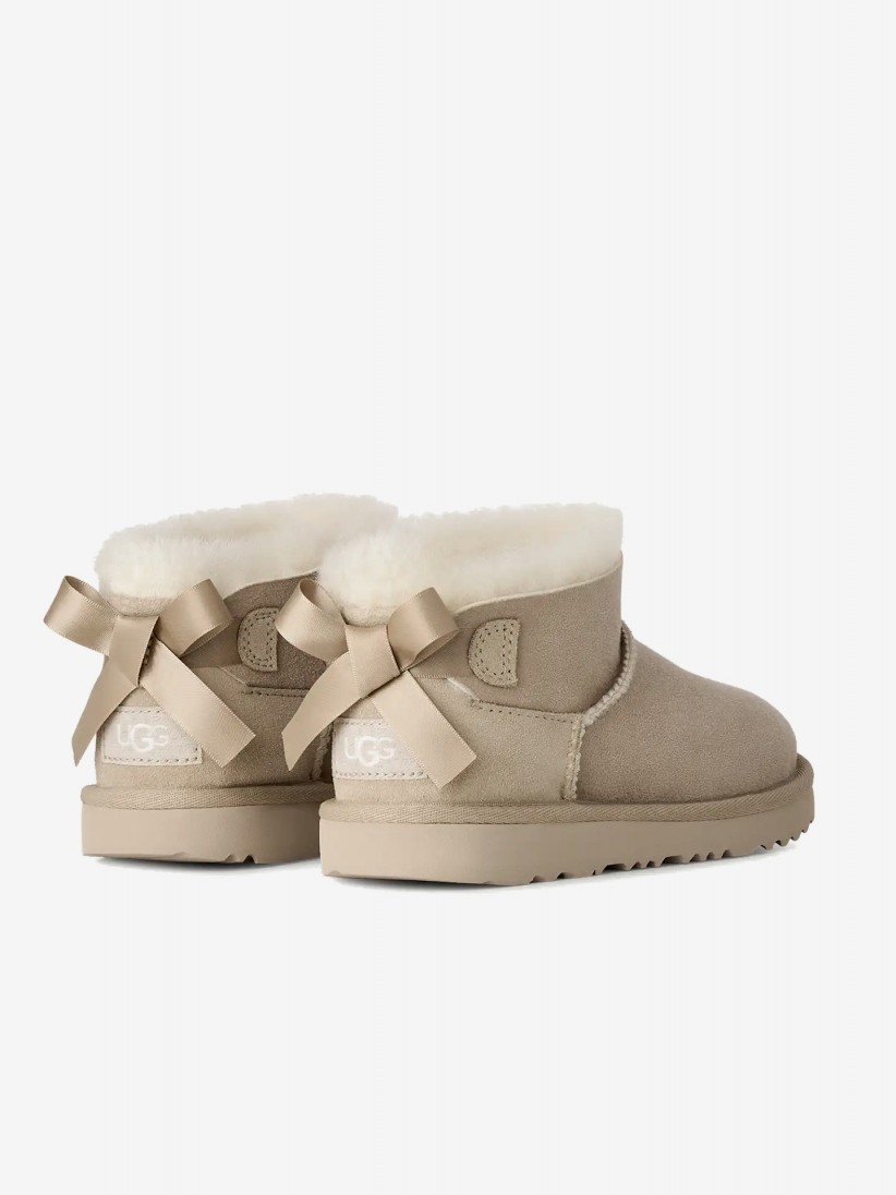 Botas Ugg Ultra Mini Bailey Beige Kids Botas Ugg Ultra Mini Bailey Beige Kids