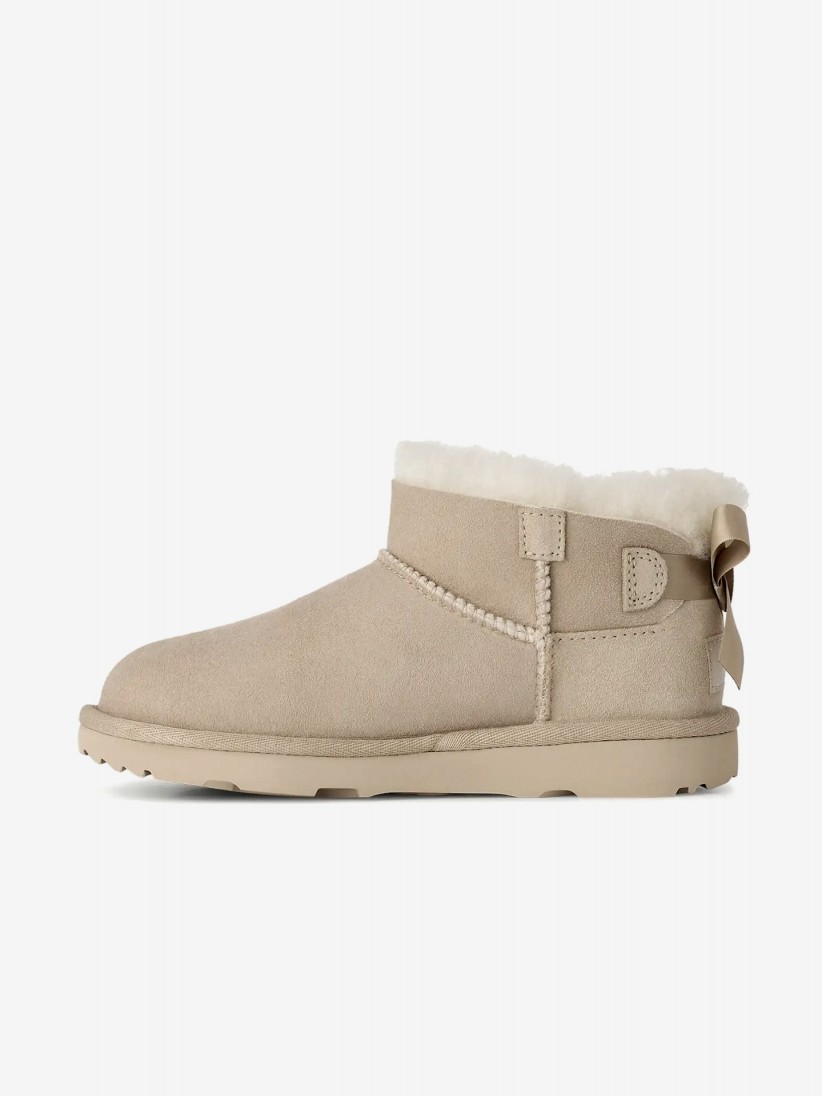 Botas Ugg Ultra Mini Bailey Beige Kids Botas Ugg Ultra Mini Bailey Beige Kids
