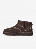 Botas Ugg Classic Ultra Mini Western Marrones Para Mujer Botas Ugg Classic Ultra Mini Western Marrones Para Mujer