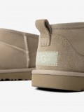 Botas Ugg Classic Ultra Mini Bege Kids Botas Ugg Classic Ultra Mini Bege Kids
