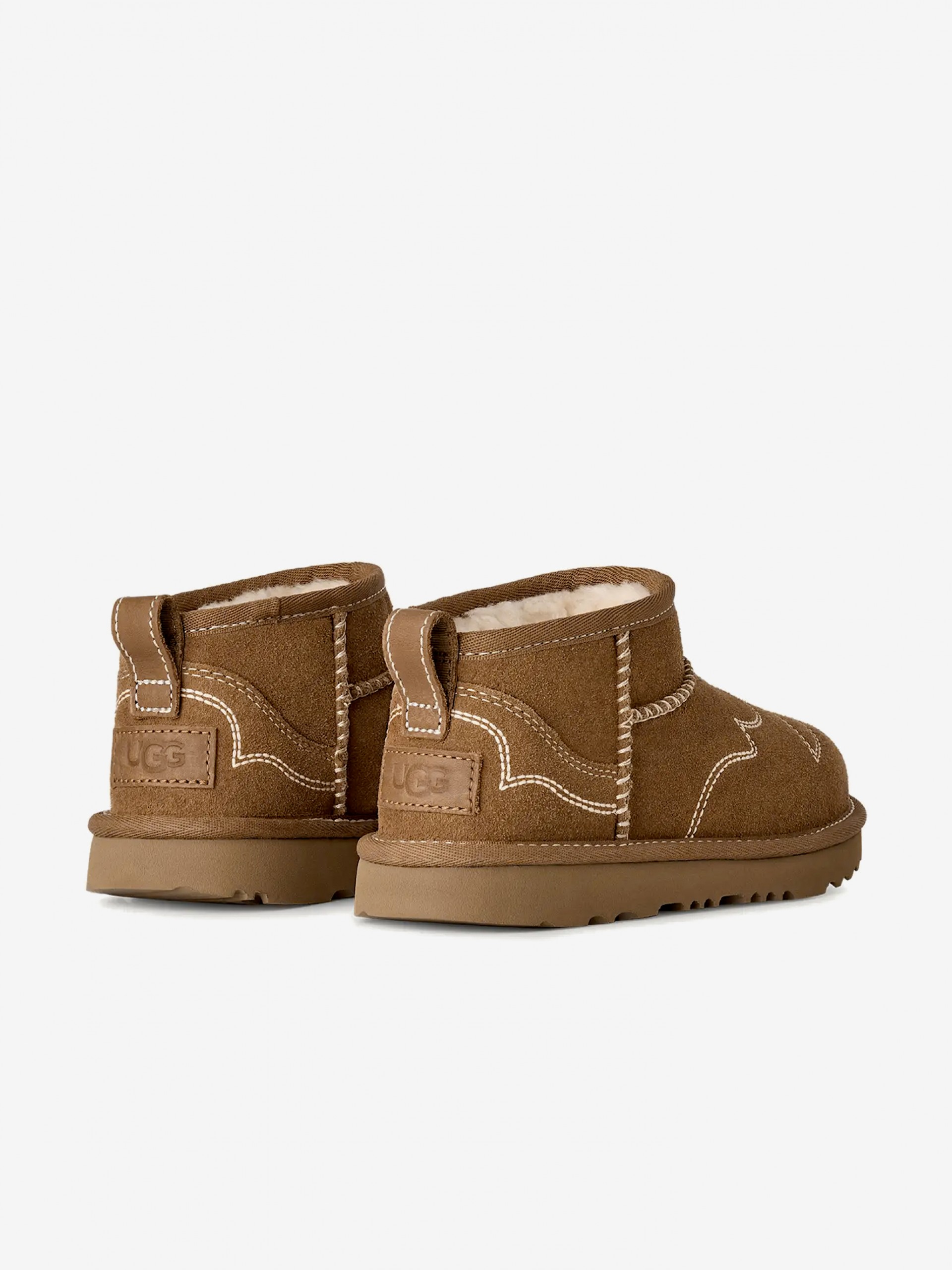 Botas Ugg Classic Ultra Mini Western Camel Kids