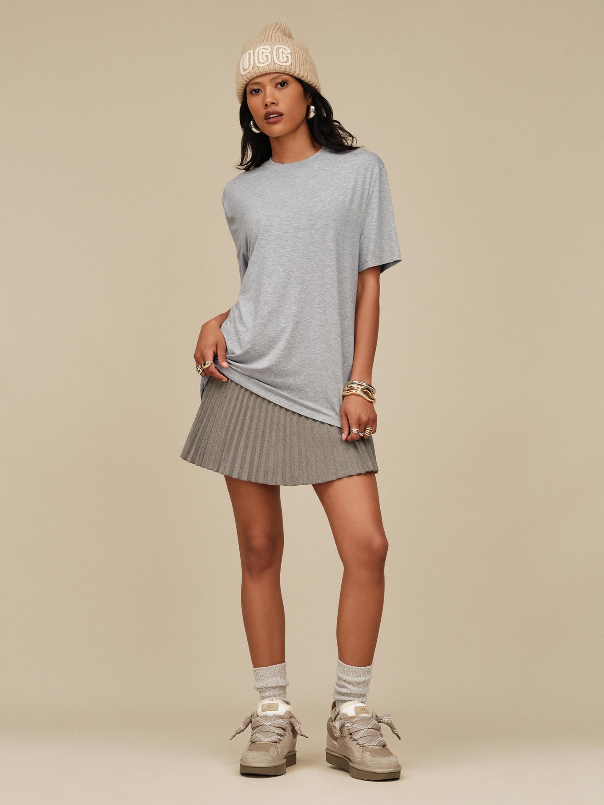 Sapatilhas Ugg Lowmel Bege Para Mulher