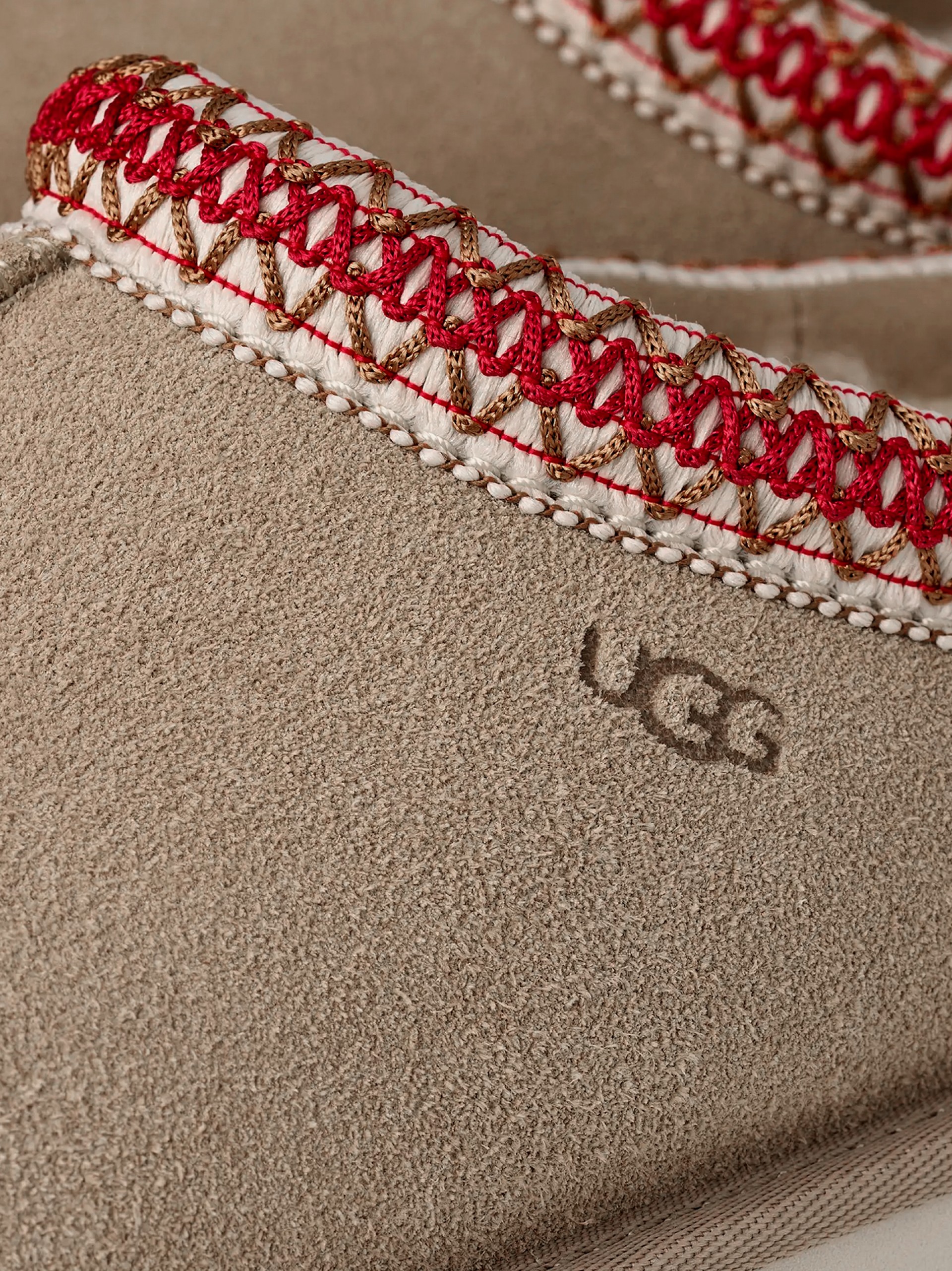 Pantufas Ugg Tasman II Bege Para Mulher