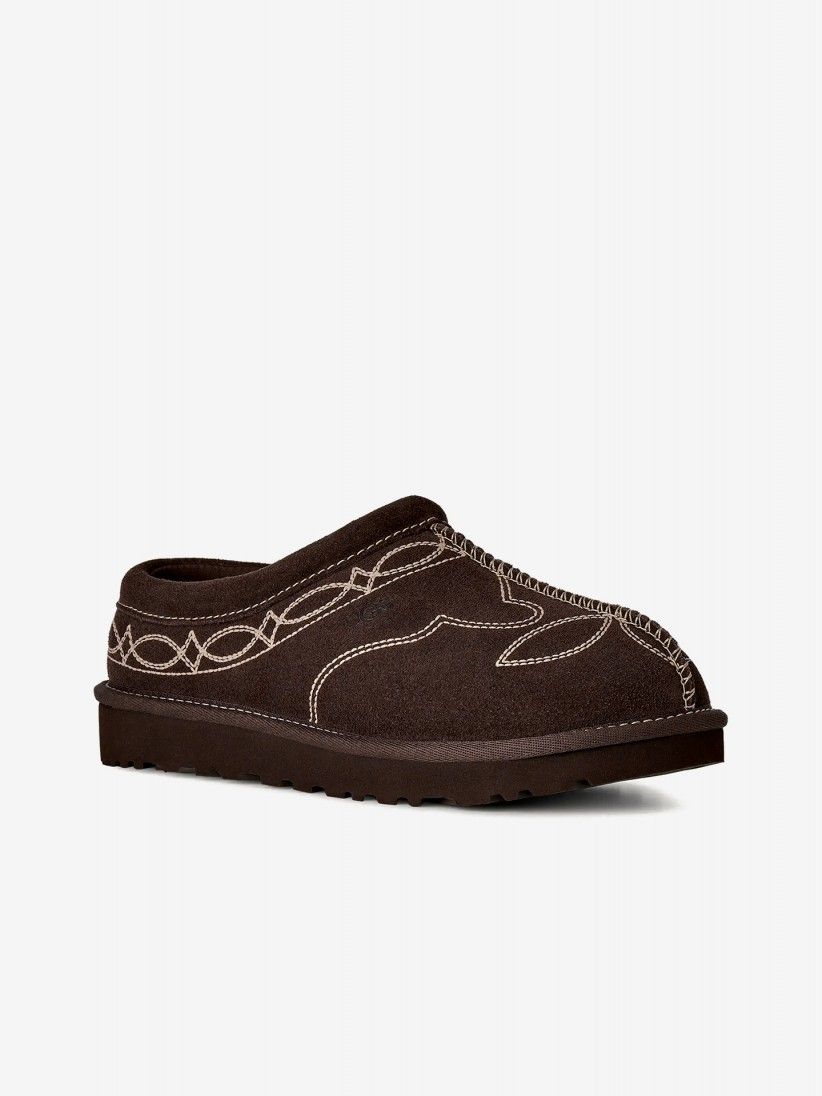 Pantuflas Ugg Tasman Western Marrones Para Mujer Pantuflas Ugg Tasman Western Marrones Para Mujer