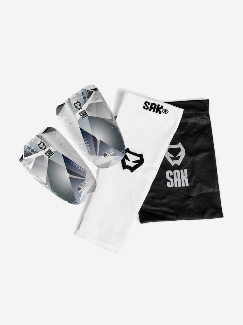 Sak Morph Small Grey Shin Guards Sak Morph Small Grey Shin Guards