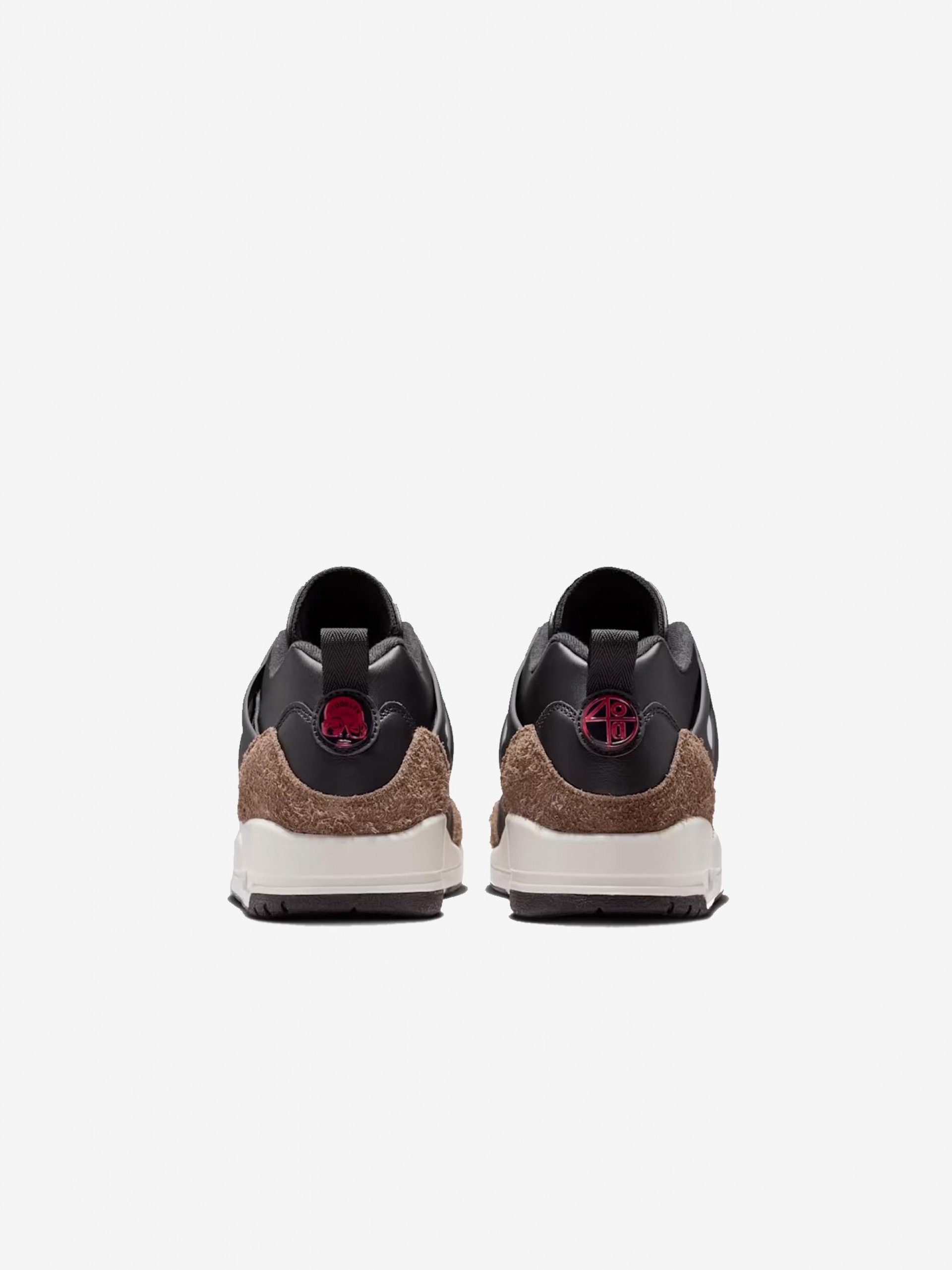 Sapatilhas Nike Jordan Spizike Low Pretas, Castanhas e Vermelhas Para Homem