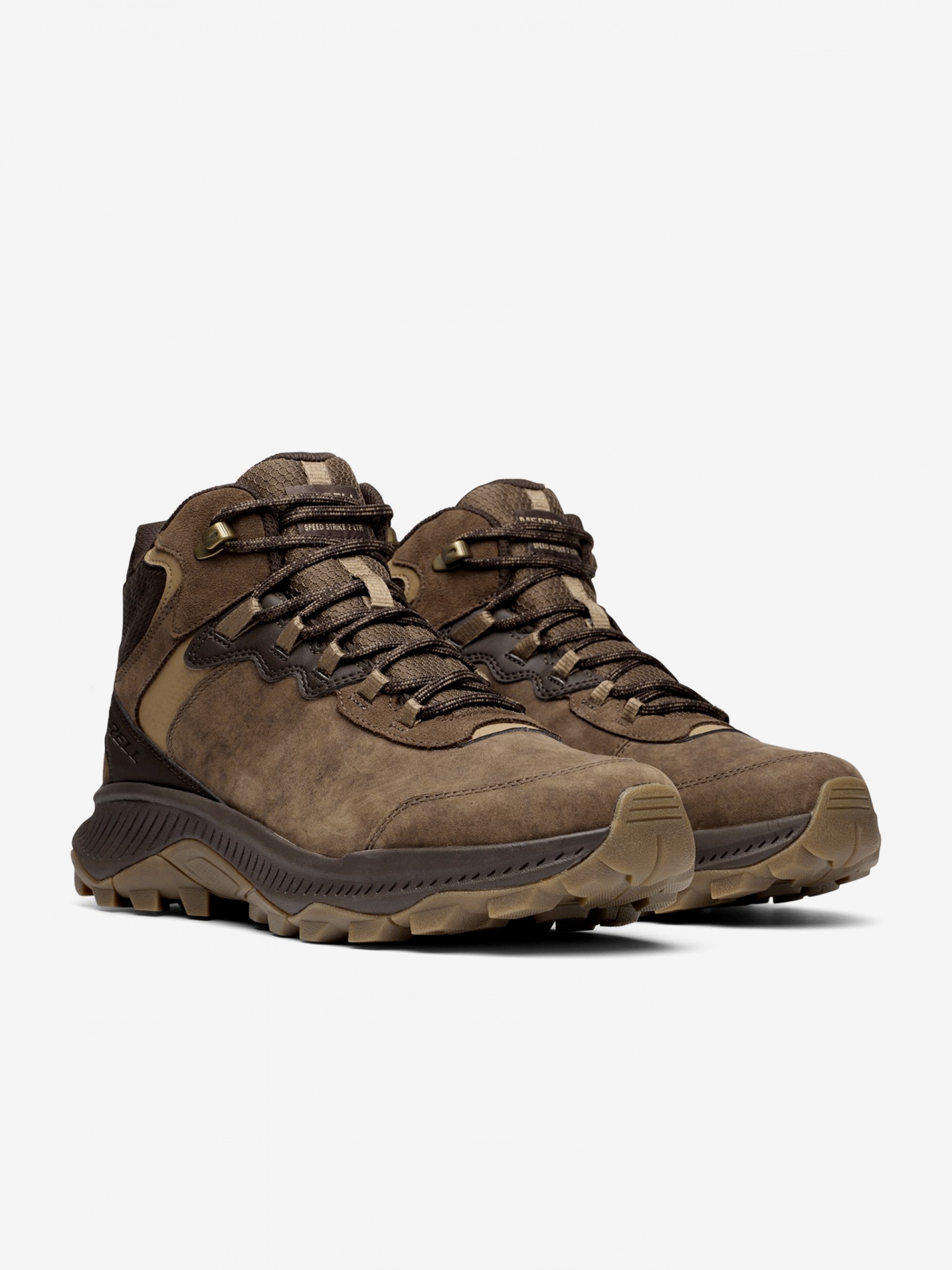 Merrell Speed Strike 2 Leather Mid Waterproof Brown Boots