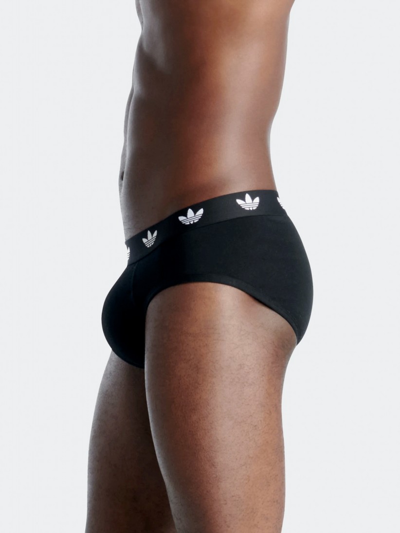 Adidas Comfort Flex Cotton Black Briefs