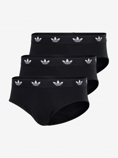 Adidas Comfort Flex Cotton Black Briefs