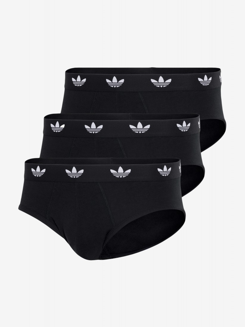Adidas Comfort Flex Cotton Black Briefs