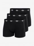 Adidas Comfort Flex Cotton Black Boxer Briefs