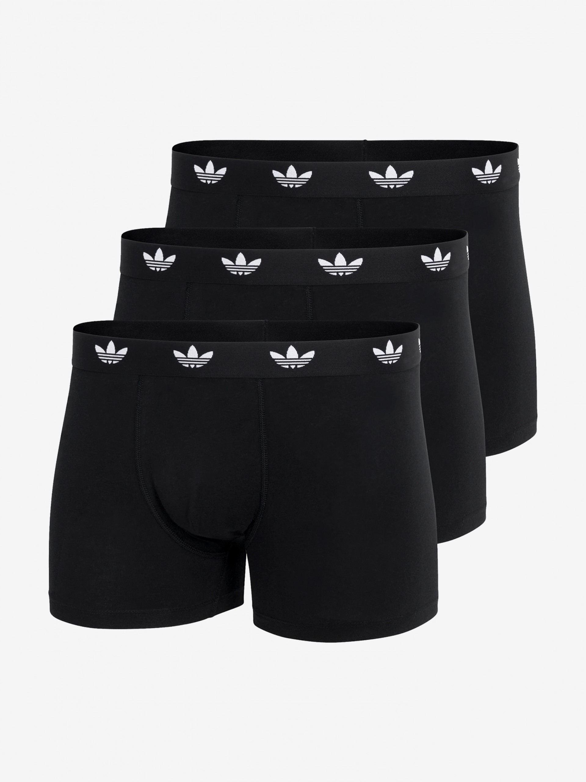 Adidas Comfort Flex Cotton Black Boxer Briefs