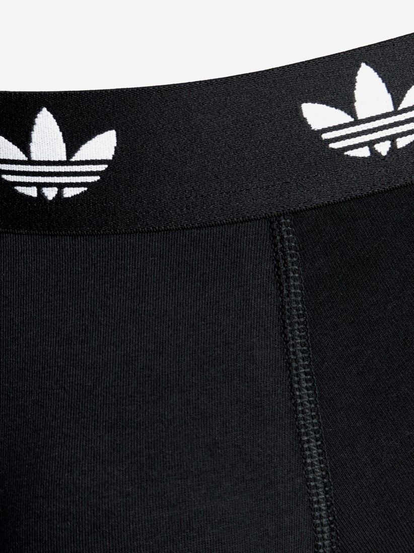 Adidas Comfort Flex Cotton Black Boxer Briefs