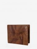 Cartera Timberland Plegable de Cuero Lavado Marr�n
