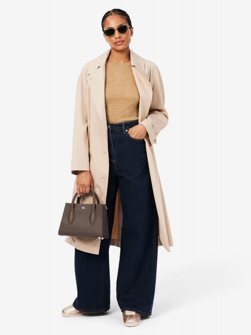 Lacoste Daily City Brown Purse