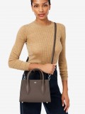 Lacoste Daily City Brown Purse