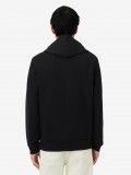 Lacoste Logo Stripe Black Hoodie