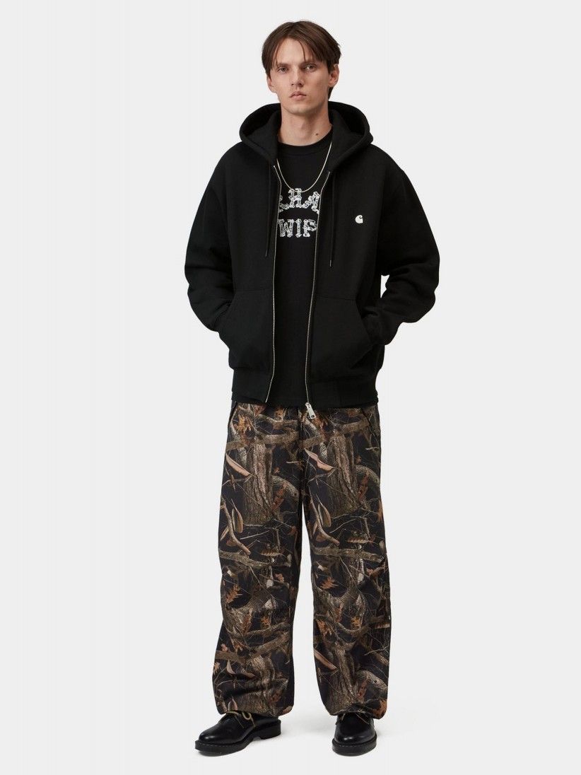 Casaco com Capuz Carhartt WIP Mack Preto Casaco com Capuz Carhartt WIP Mack Preto