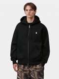 Casaco com Capuz Carhartt WIP Mack Preto Casaco com Capuz Carhartt WIP Mack Preto
