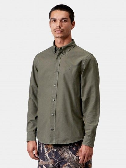 Camisa Carhartt WIP Bolton Verde Camisa Carhartt WIP Bolton Verde