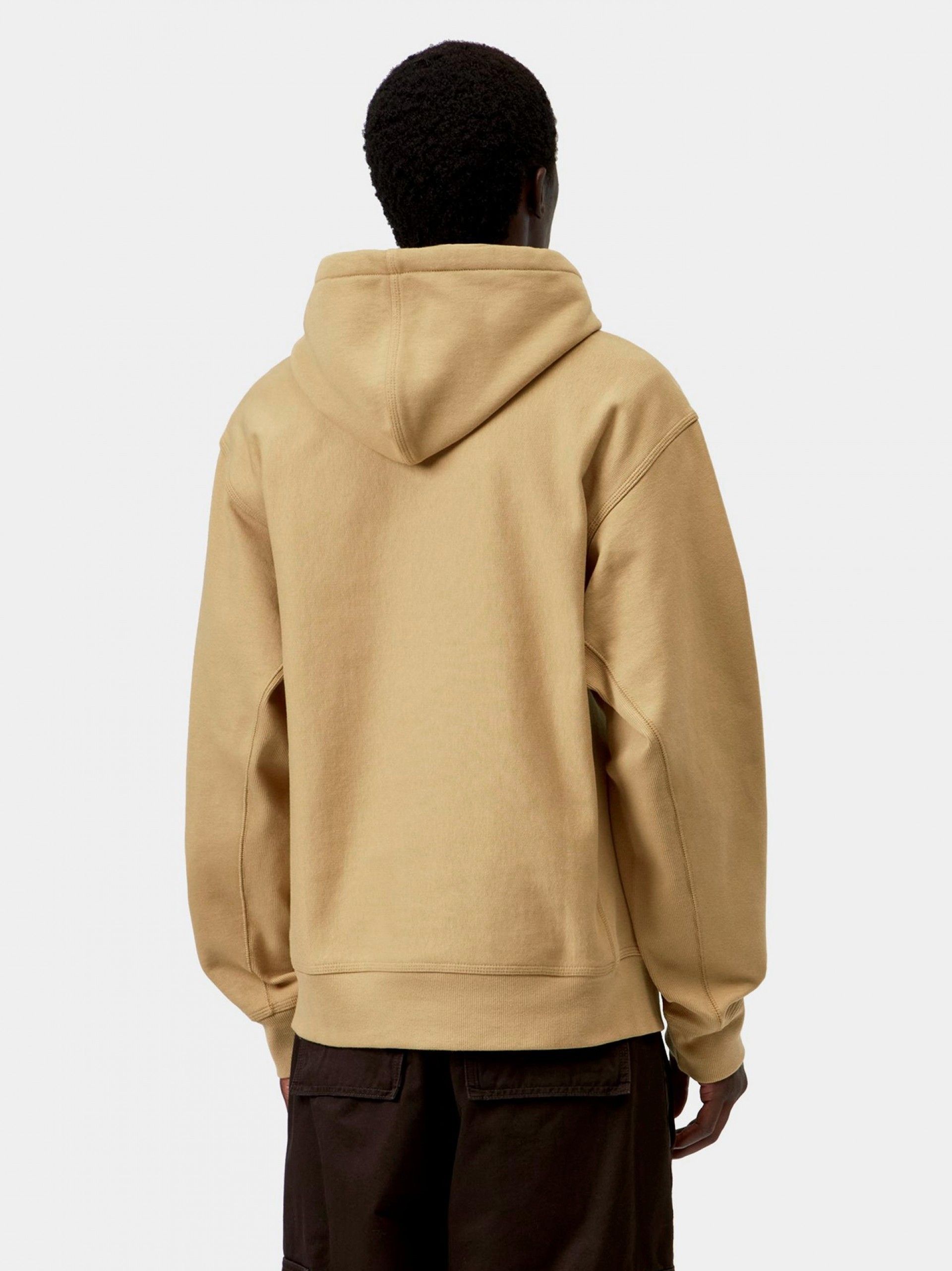 Carhartt WIP American Script Camel Hoodie