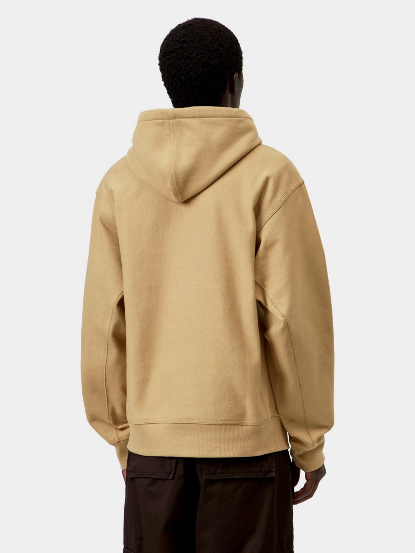 Carhartt WIP American Script Camel Hoodie