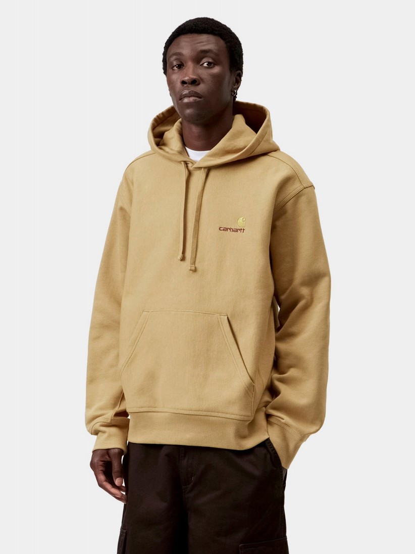 Carhartt WIP American Script Camel Hoodie