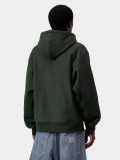 Carhartt WIP American Script Green Hoodie Carhartt WIP American Script Green Hoodie