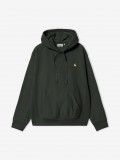 Carhartt WIP American Script Green Hoodie Carhartt WIP American Script Green Hoodie