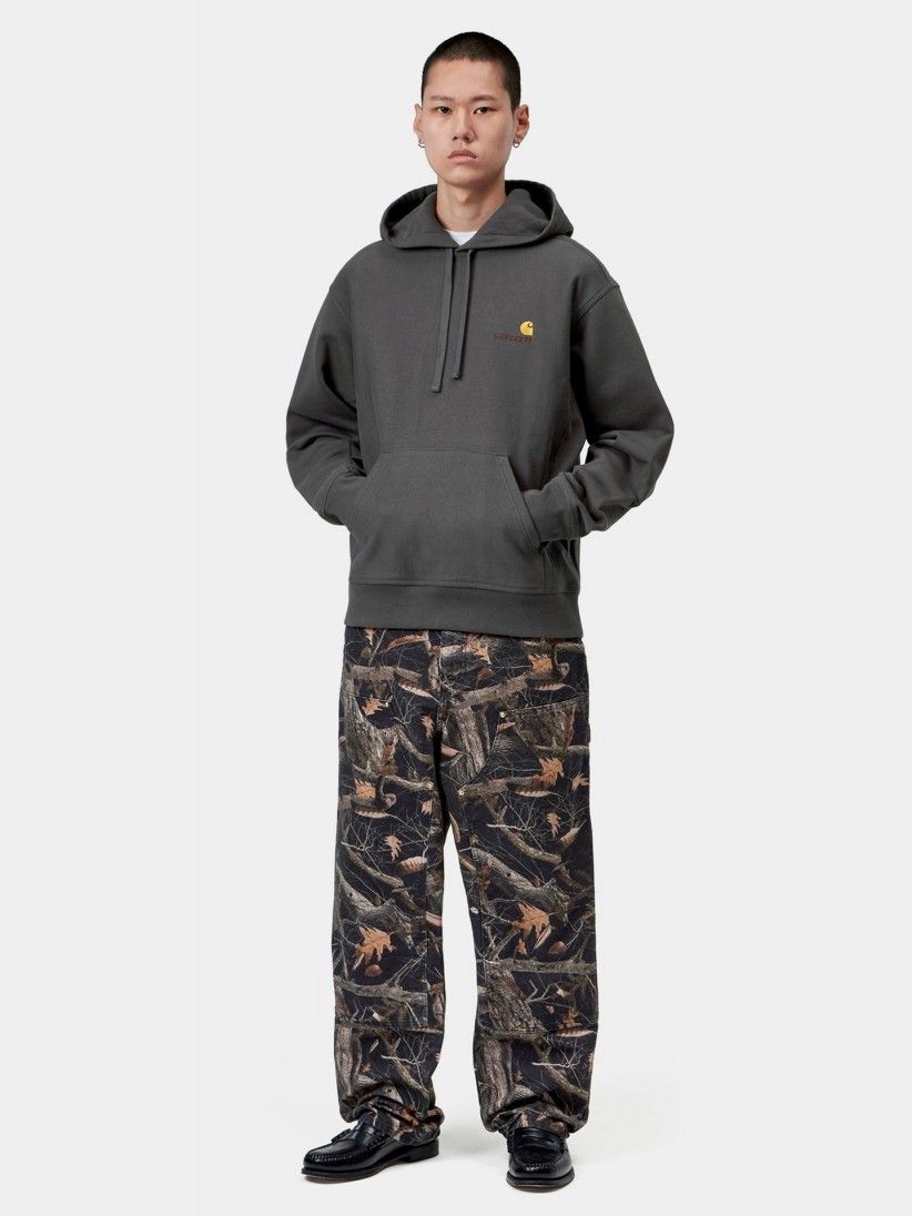 Carhartt WIP American Script Grey Hoodie