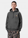 Carhartt WIP American Script Grey Hoodie