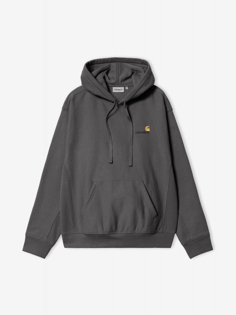 Carhartt WIP American Script Grey Hoodie