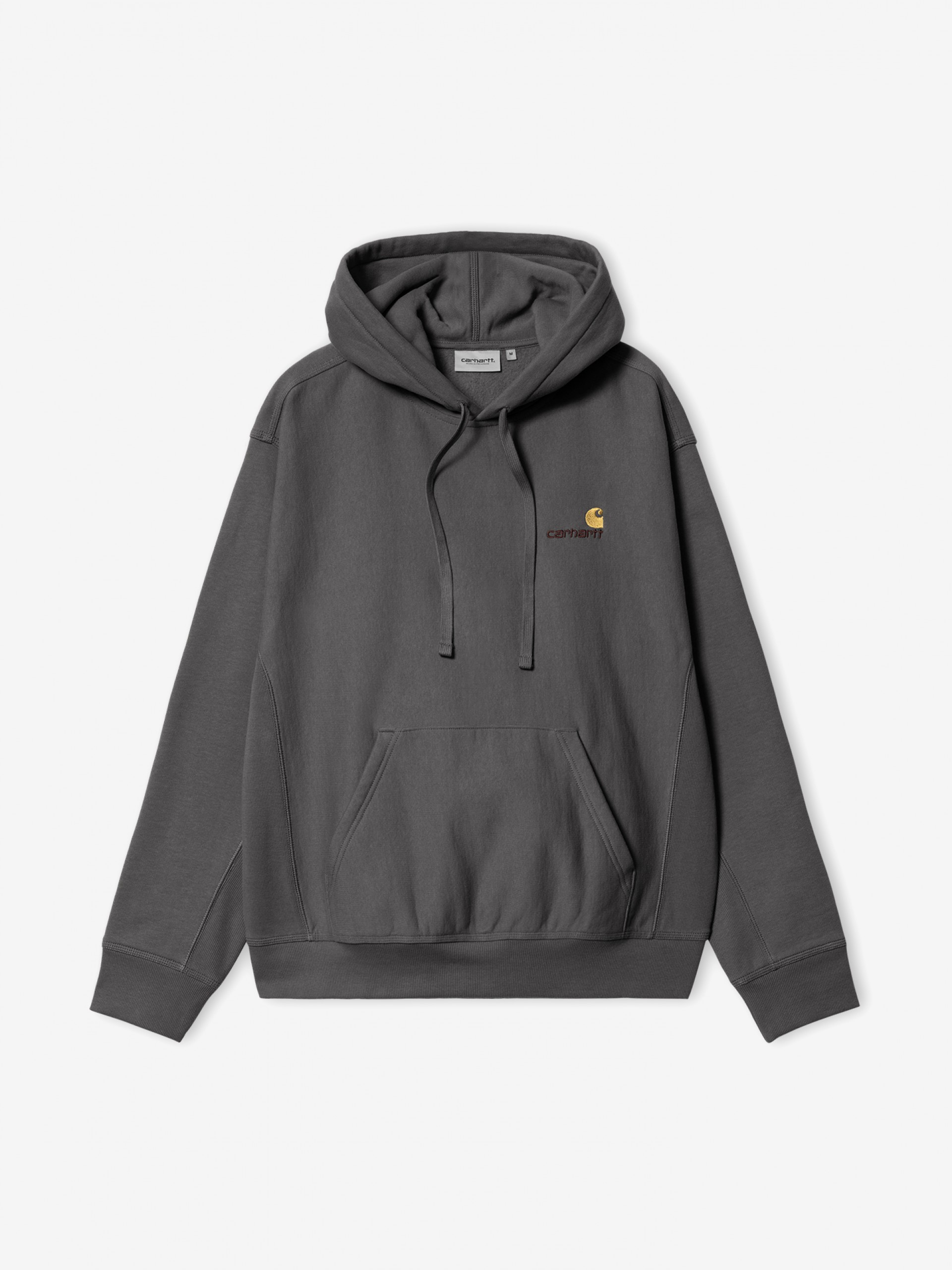 Carhartt WIP American Script Grey Hoodie